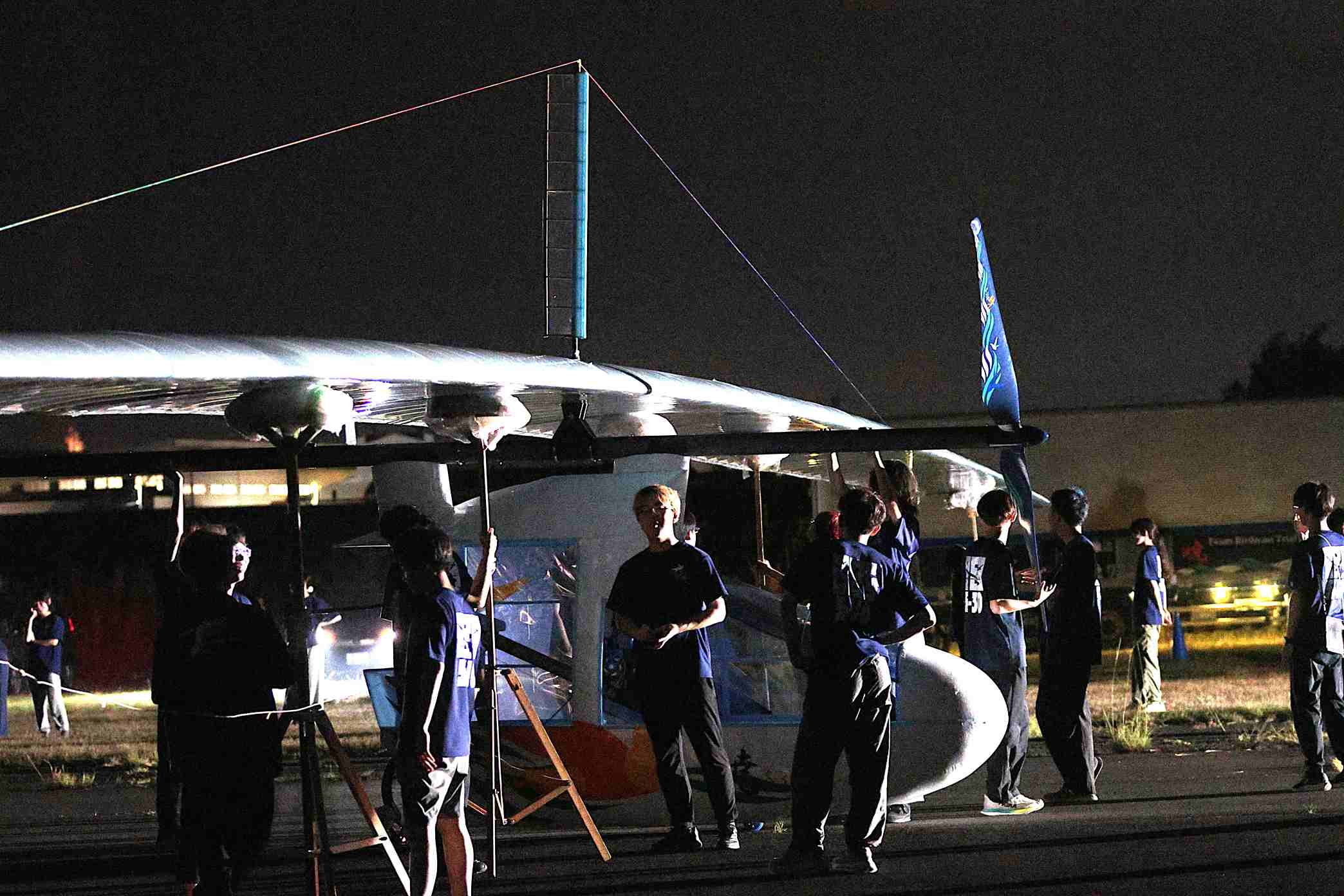 Team Birdman Trialの二人乗り人力プロペラ機